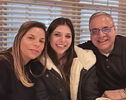 Joe Gitto with his wife Amarilis and their daughter Mel